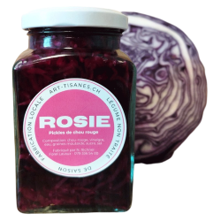 Achat de bocaux de chou rouge au vinaigre, fait maison et de saison